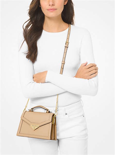 michael kors grace xbody|Grace Small Patent Leather Crossbody Bag .